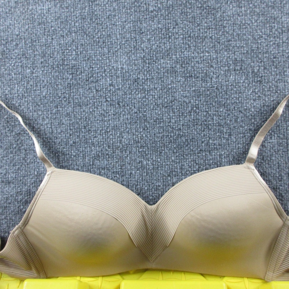 Soma‎ Cooling Wireless Bra Womens 36C Beige Lightly Lined Seamless Tee Everyday